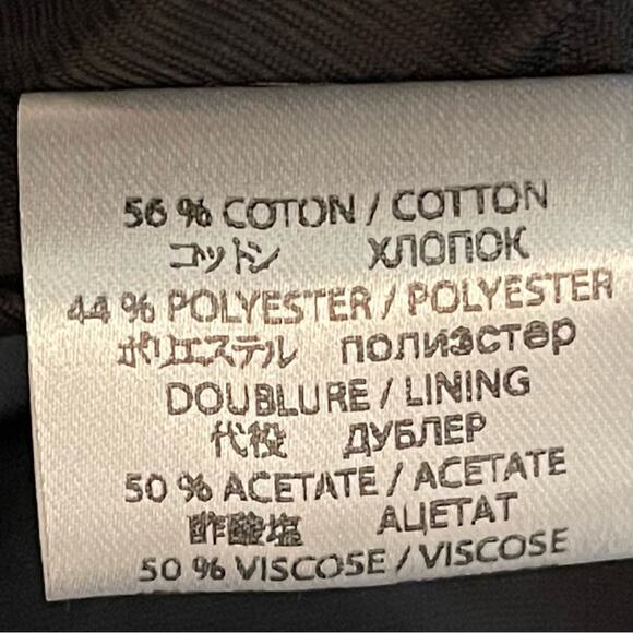 BUI By Barbara Bui Black Academia Minimalist Neutral Skirt NWOT Size M - Picture 9 of 12